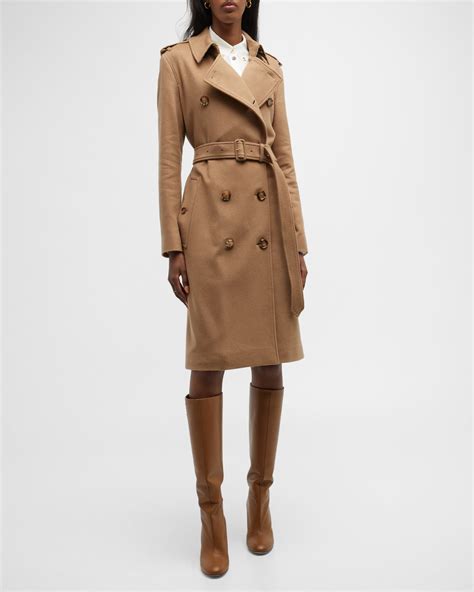 burberry kensington belted cashmere long trench coat|burberry kensington cashmere trench coat.